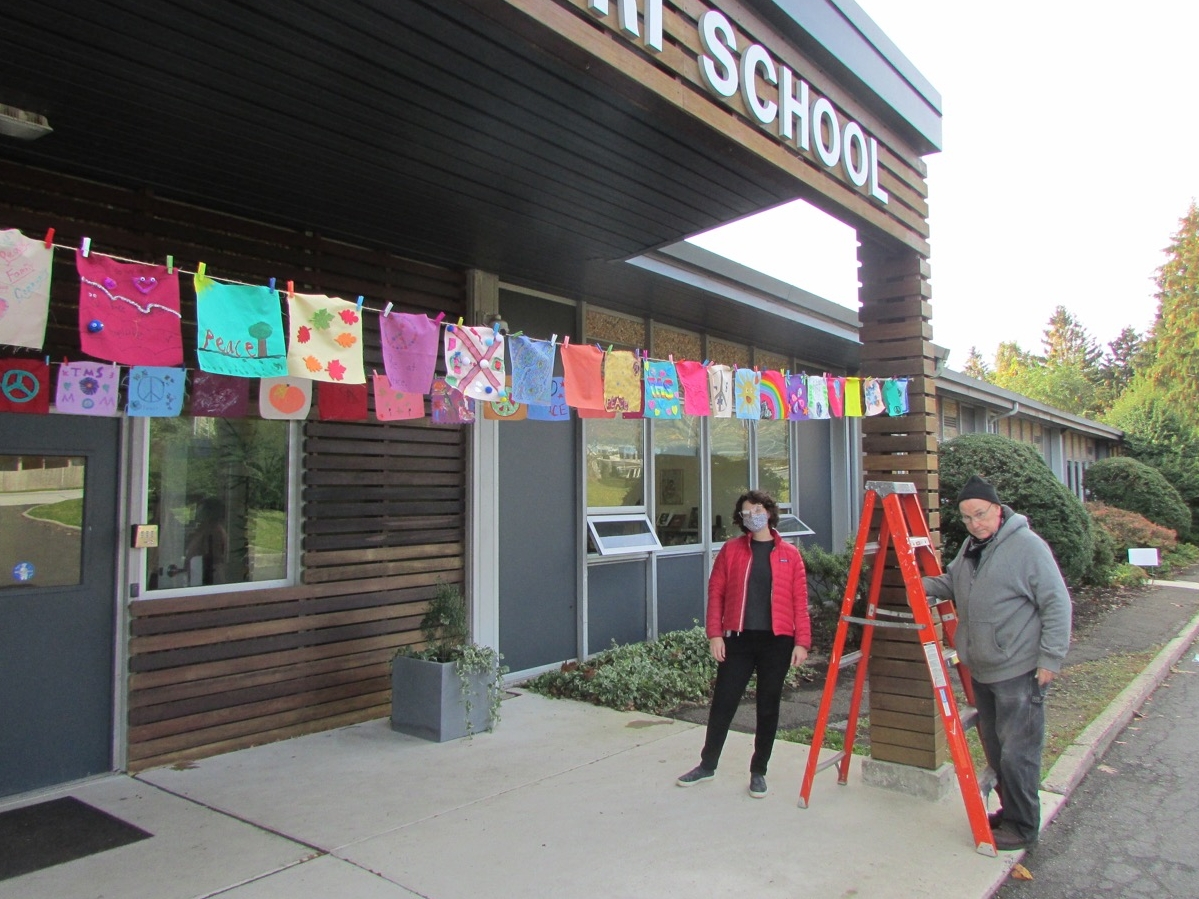 Peace Flags at TMS